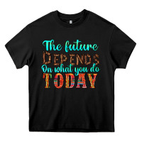Black the future on what you do today Heavy Core Tee - HRA Design Shop