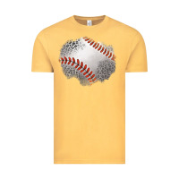 Vintage Mustard leopard baseball patch Vintage Tee - Jasminsmagicworld