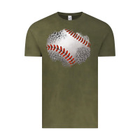 Vintage Olive leopard baseball patch Vintage Tee - Jasminsmagicworld