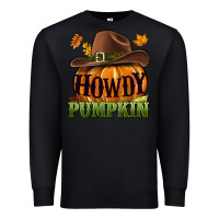 Black Howdy pumpkin Premium Sweatshirt - NancyCooperArtShop