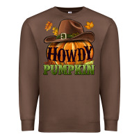 Chestnut Howdy pumpkin Premium Sweatshirt - NancyCooperArtShop