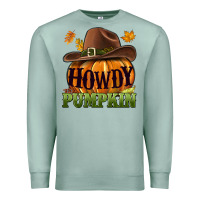 Seafoam Howdy pumpkin Premium Sweatshirt - NancyCooperArtShop