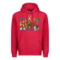 Cardinal The hunt is on with eggs Easter Day Premium Hoodie - HowdyJamesFarm