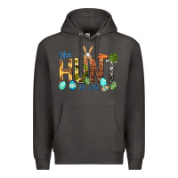Smoke The hunt is on with eggs Easter Day Premium Hoodie - HowdyJamesFarm