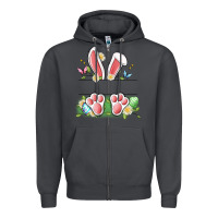 Smoke easter bunny name frame Zipper Hoodie - Artiststas