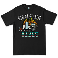 Black camping vibes Premium Tee - CowhideDigitalArt