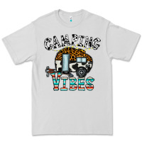 Dove Grey camping vibes Premium Tee - CowhideDigitalArt
