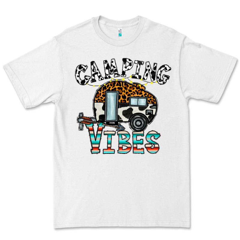 Camping Vibes Premium Tee by CowhideDigitalArt | Teevron