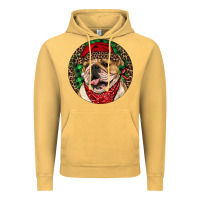 Vintage Mustard Christmas English Bulldog Vintage Hoodie - RanaPortraitStore