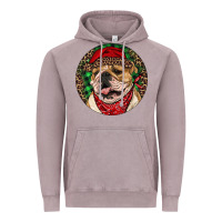 Vintage Zinc Christmas English Bulldog Vintage Hoodie - RanaPortraitStore