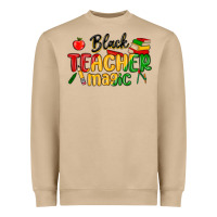 Mushroom black teacher magic juneteenth Heavyweight Sweatshirt - MaliasSmallBusiness