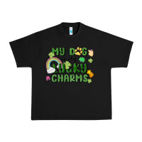 Black my dog is my lucky charms Urban Heavy Tee - MaliasSmallBusiness