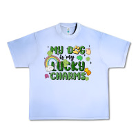 Grape Ice my dog is my lucky charms Urban Heavy Tee - MaliasSmallBusiness