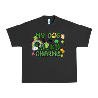 Pigment Black my dog is my lucky charms Urban Heavy Tee - MaliasSmallBusiness