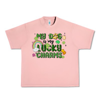 Salmon my dog is my lucky charms Urban Heavy Tee - MaliasSmallBusiness