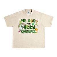 Sandshell my dog is my lucky charms Urban Heavy Tee - MaliasSmallBusiness