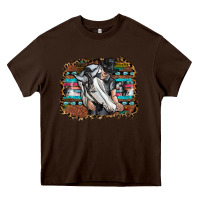 Chocolate Brown cowgirl Heavy Core Tee - SublimationCraftShop