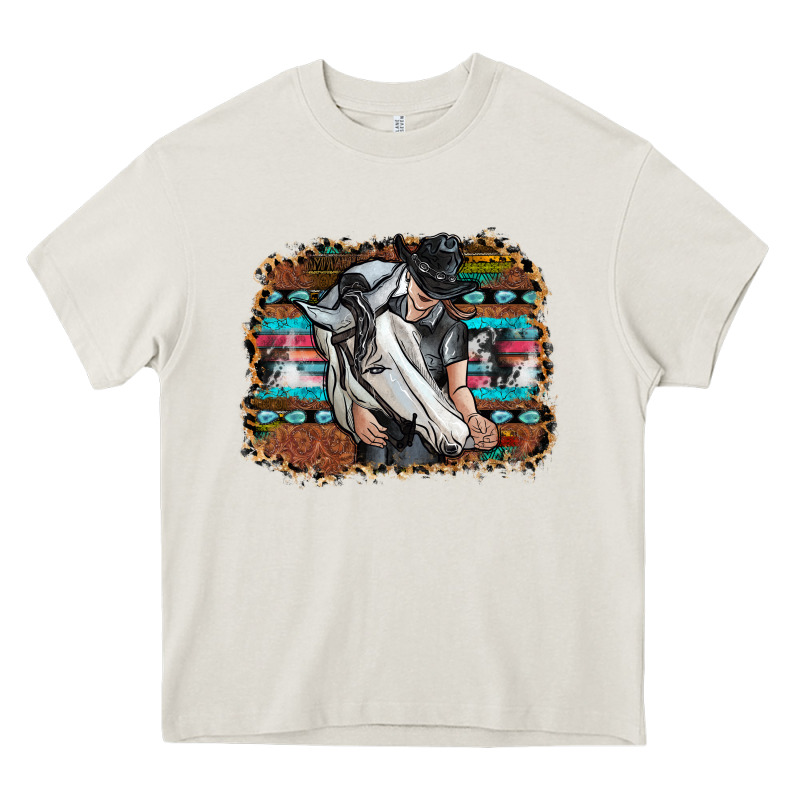 Cowgirl Heavy Core Tee by SublimationCraftShop | Teevron