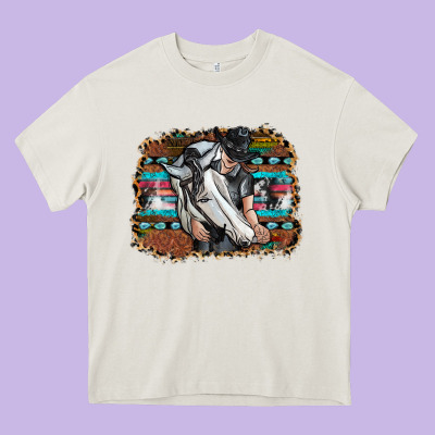 Cowgirl Heavy Core Tee Designed By Sublimationcraftshop