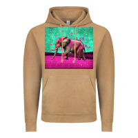 Vintage Camel colorful elephant Vintage Hoodie - LillyAllenDesigns