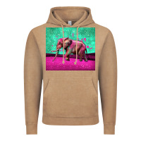 Vintage Coffee colorful elephant Vintage Hoodie - LillyAllenDesigns
