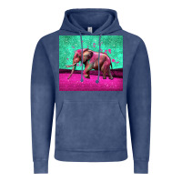 Colorful Elephant Vintage Hoodie | Teevron