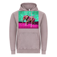 Vintage Zinc colorful elephant Vintage Hoodie - LillyAllenDesigns