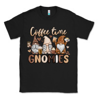 Black coffee time gnomies Classic Tee - MaliasSmallBusiness