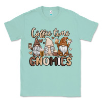 Seafoam coffee time gnomies Classic Tee - MaliasSmallBusiness