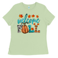 Matcha welcome fall Ladies Tee - HRA Design Shop