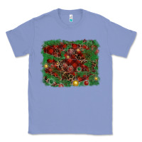 Colony Blue christmas background Classic Tee - RanaPortraitStore