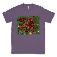 Lavender christmas background Classic Tee - RanaPortraitStore