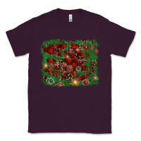 Plum christmas background Classic Tee - RanaPortraitStore