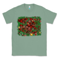 Sage christmas background Classic Tee - RanaPortraitStore