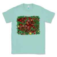 Seafoam christmas background Classic Tee - RanaPortraitStore