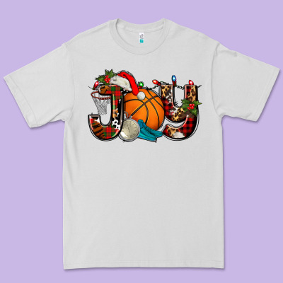 Joy With Basketball And Santa's Hat Premium Tee Designed By Adodesignshop
