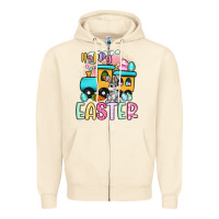 Sandshell happy easter train Zipper Hoodie - Artiststas