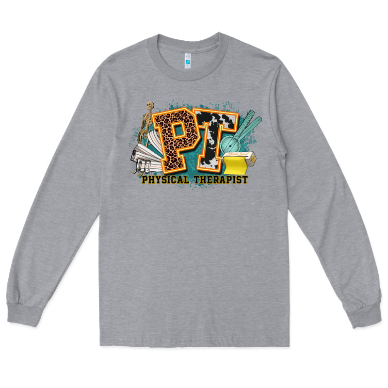 Pt Physical Therapist Western Long Sleeve Tee by NancyCooperArtShop | Teevron