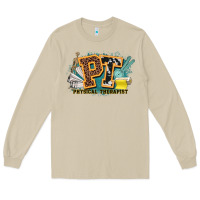Mushroom pt physical therapist western Long Sleeve Tee - NancyCooperArtShop