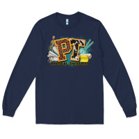 Navy pt physical therapist western Long Sleeve Tee - NancyCooperArtShop