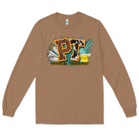 Toasted Coconut pt physical therapist western Long Sleeve Tee - NancyCooperArtShop