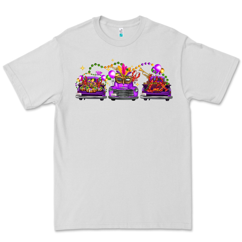 Mardi Gras Farm Trucks Premium Tee by FaDigitalArtStudio | Teevron