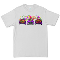 Dove Grey Mardi gras farm trucks Premium Tee - FaDigitalArtStudio