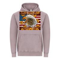 Vintage Zinc American Flag Eagle Vintage Hoodie - LillyAllenDesigns