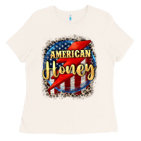 Bone American honey 4th of july Ladies Tee - CowGirlArtShop