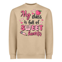 Mushroom my class is full of sweet hearts Heavyweight Sweatshirt - MaliasSmallBusiness