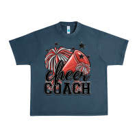 Midnight Navy cheer coach Urban Heavy Tee - MaliasSmallBusiness