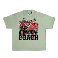 Oil Green cheer coach Urban Heavy Tee - MaliasSmallBusiness