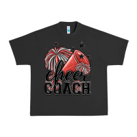 Pigment Black cheer coach Urban Heavy Tee - MaliasSmallBusiness