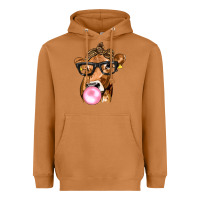 Meerkat Cow Lick with Leopard Bandana Heavyweight Hoodie - texasbilliewilder